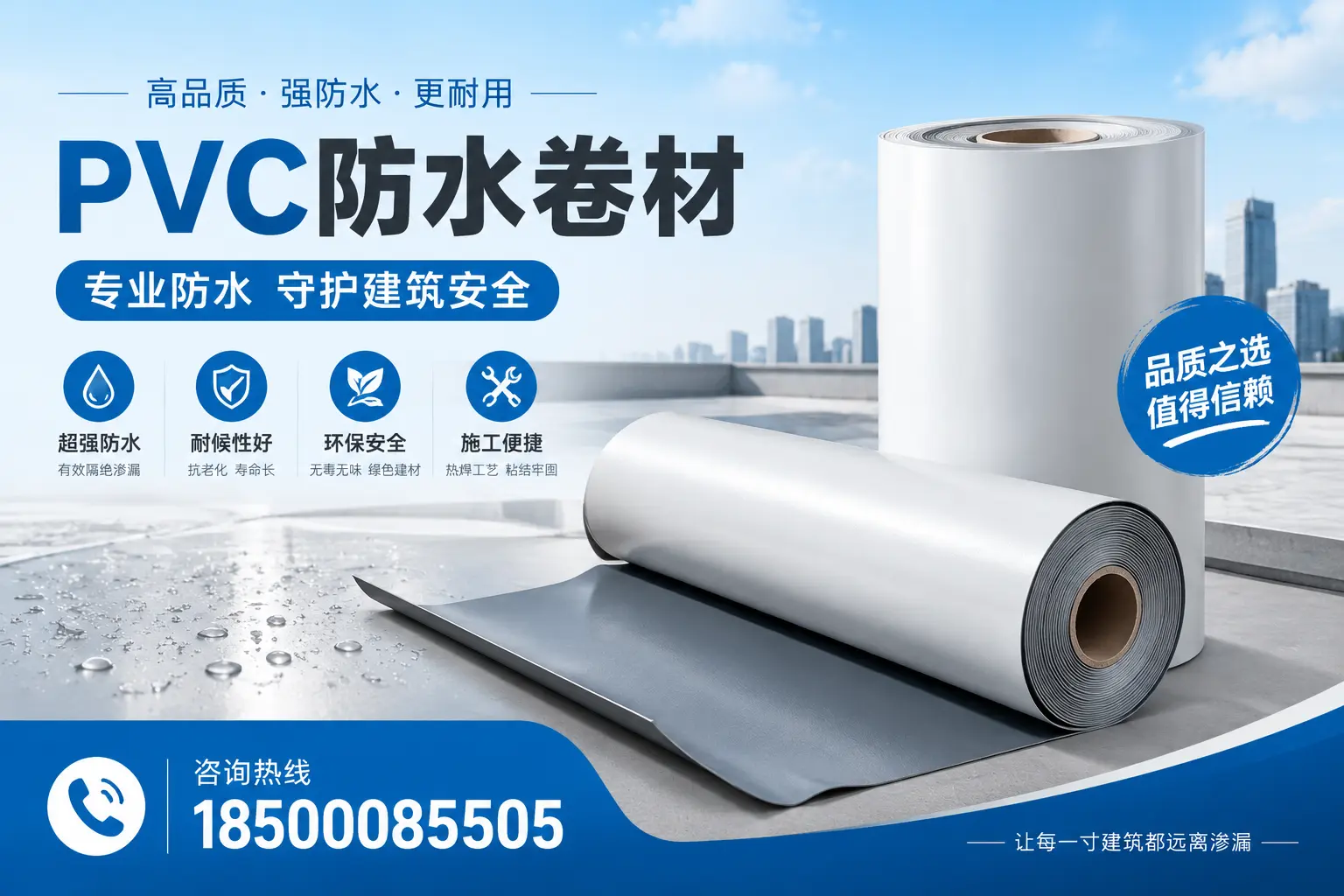 湘潭地区pvc防水卷材的市场现状与发展趋势
